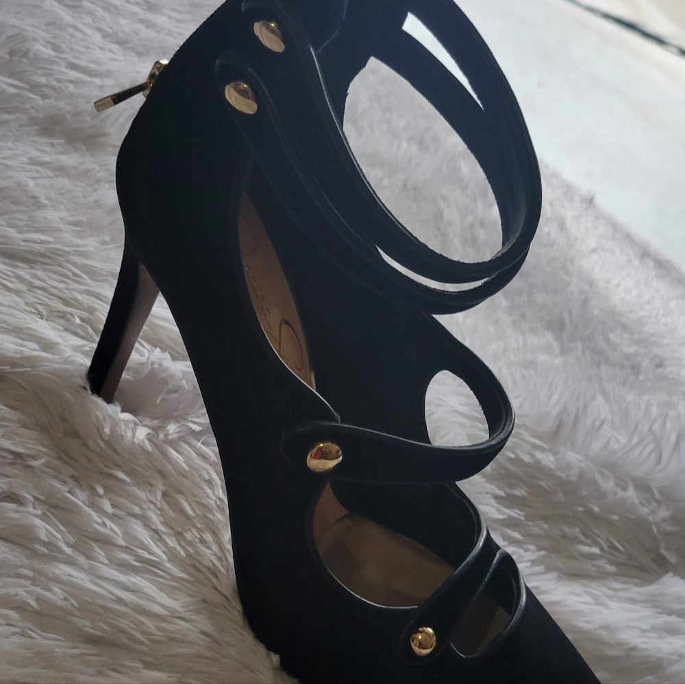 Jessica Simpson Black Heels